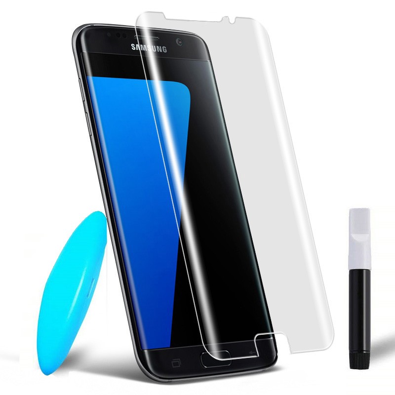 Galaxy S7 Edge | Hartowane Szkło 3D | CAŁY EKRAN | GT GLASS | UV