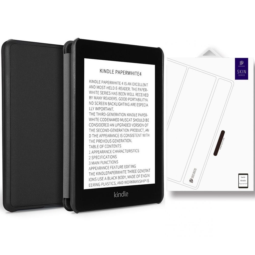 Kindle Paperwhite 4 | Zamykane Etui Dux Ducis Domo | Black