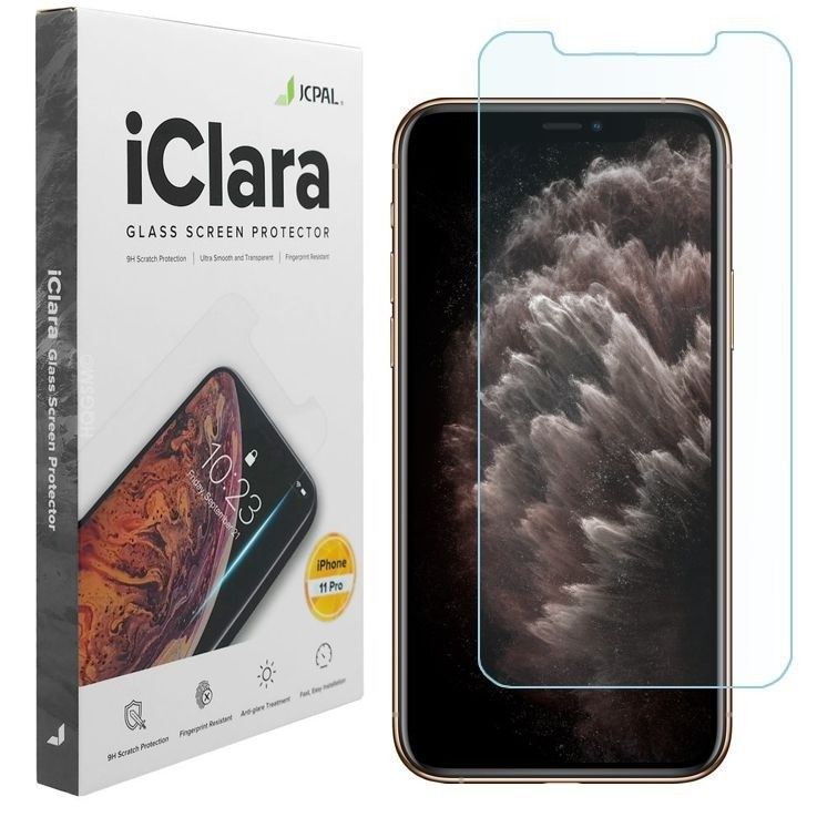 Apple iPhone 11 Pro | Szkło Hartowane JCPAL iClara | 9H 2.5D | 0.26mm