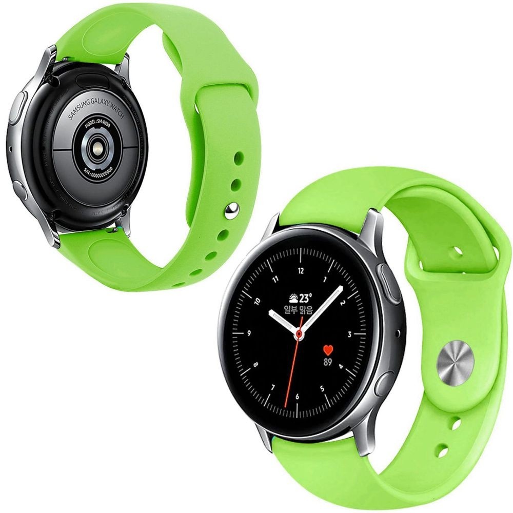 Samsung Galaxy Watch Active2 40mm | Sportowy Pasek Silikonowy Slim | Green