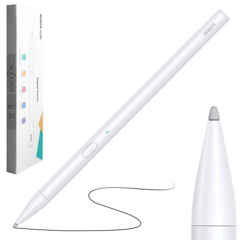 ESR Digital+ Stylus Pen | Precyzyjny Rysik do iPada | Biały