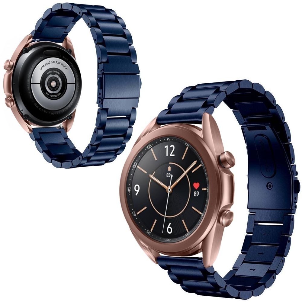 Stalowy Pasek Bransoleta | Blue do Samsung Galaxy Watch 3 41mm