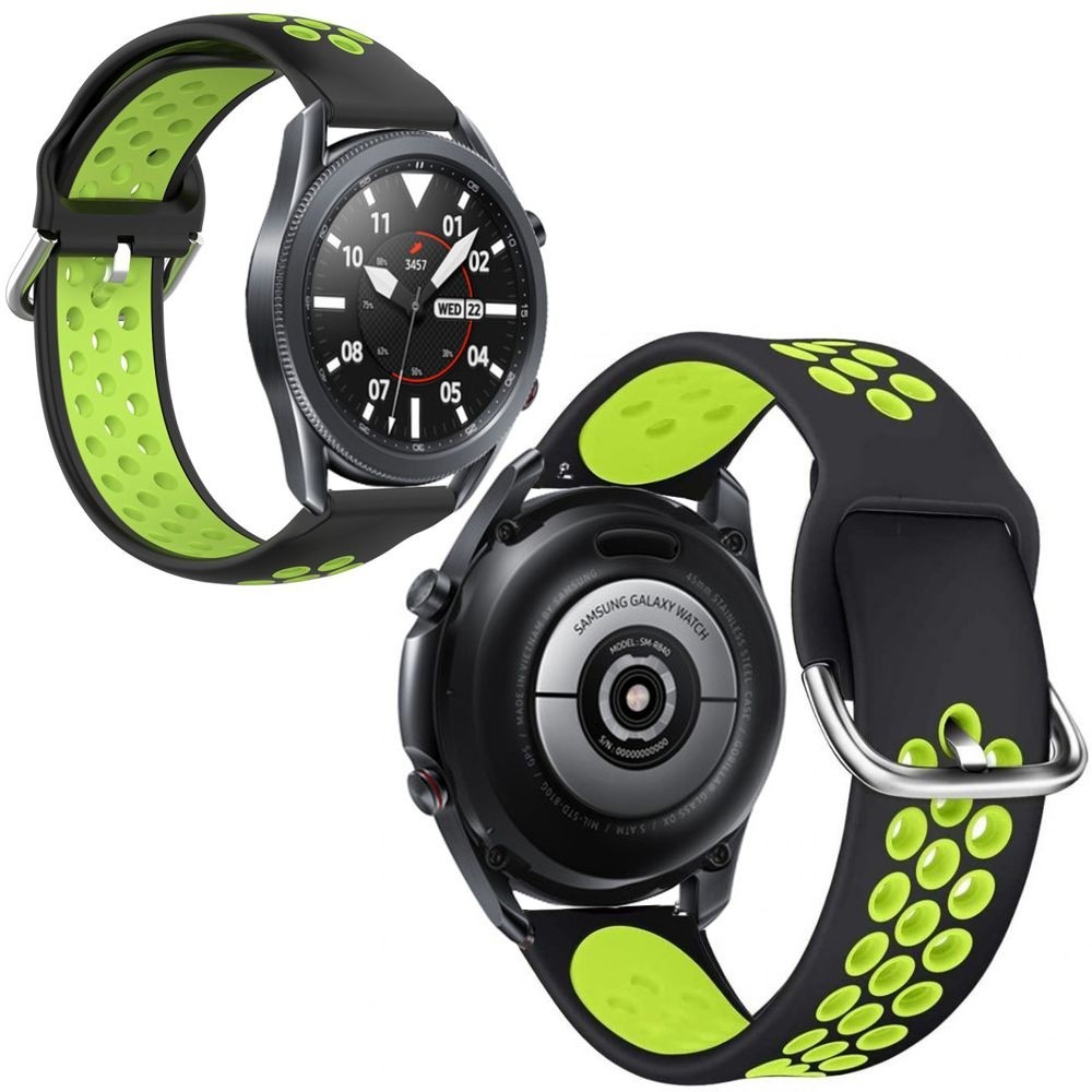 Pasek Silikonowy Sport Band | Lime Green do Samsung Galaxy Watch 3 45mm