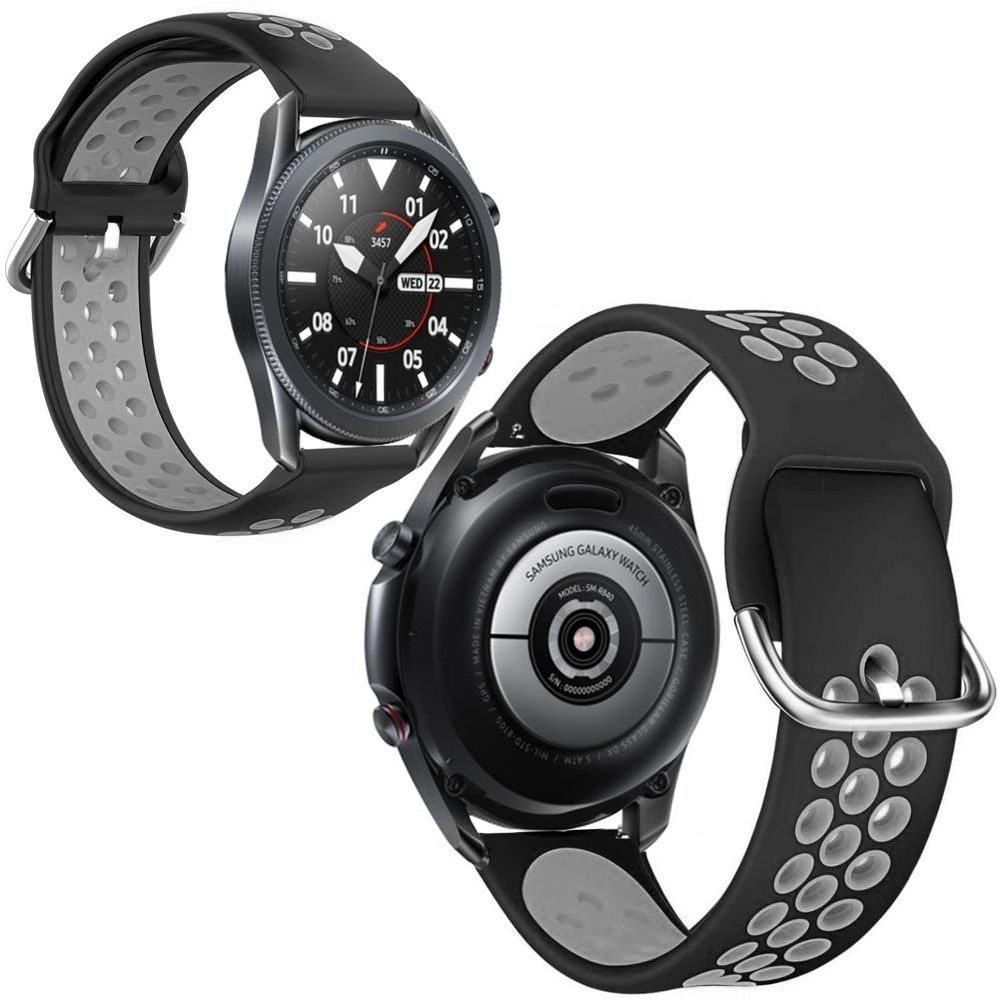 Pasek Silikonowy Sport Band | Space Gray do Samsung Galaxy Watch 3 45mm