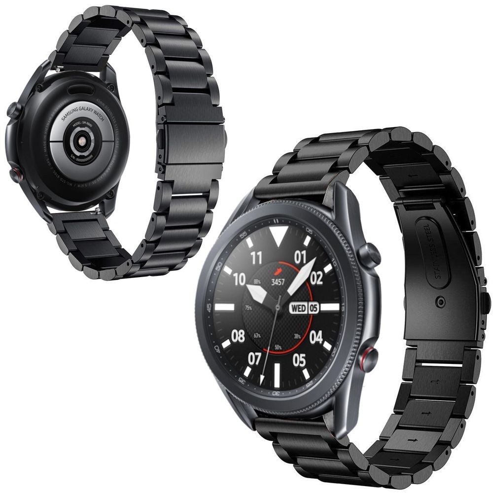 Stalowy Pasek Bransoleta | Black do Samsung Galaxy Watch 3 45mm
