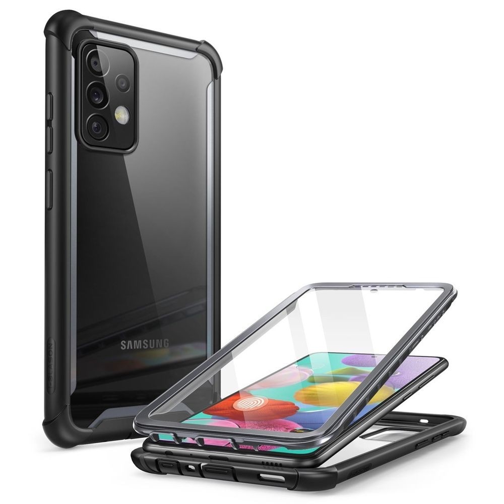Etui i-BLASON Ares | Black Obudowa Przód Tył na CAŁY Samsung Galaxy A72