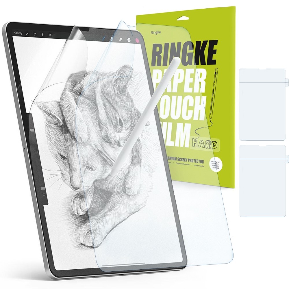 RINGKE Paper Touch HARD | Twarda Matowa Folia Paper-like | 2 sztuki do Apple iPad Pro 11 2020 / 2021 M1 / Air 4 / Air 5
