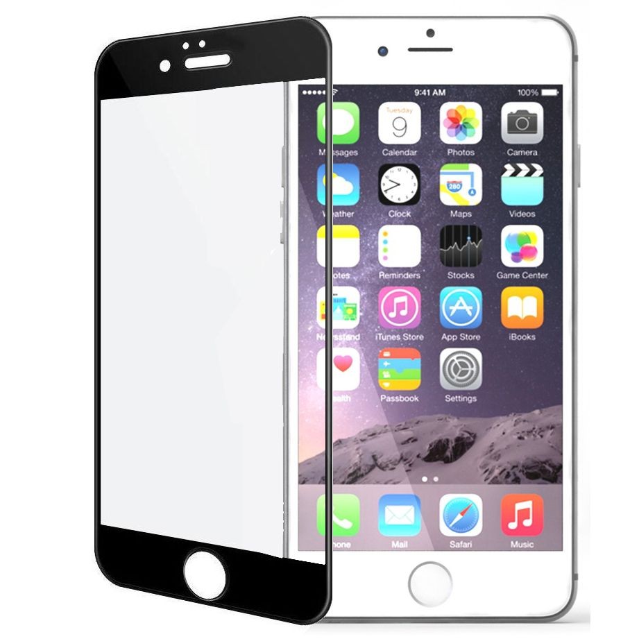 Apple iPhone 6/6S Plus | Szkło 5D na Cały Ekran EDGE to EDGE Czarne