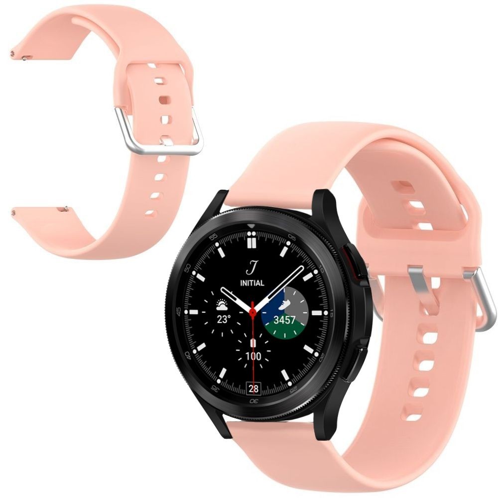 Sportowy Pasek Silikonowy ICON | Peach do Samsung Galaxy Watch 4 Classic 42/46mm