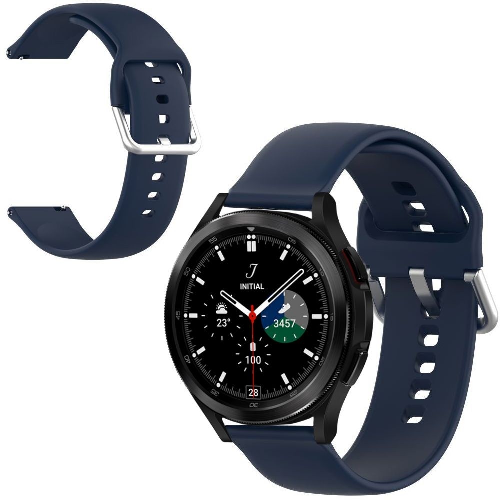 Sportowy Pasek Silikonowy ICON | Navy do Samsung Galaxy Watch 4 Classic 42/46mm
