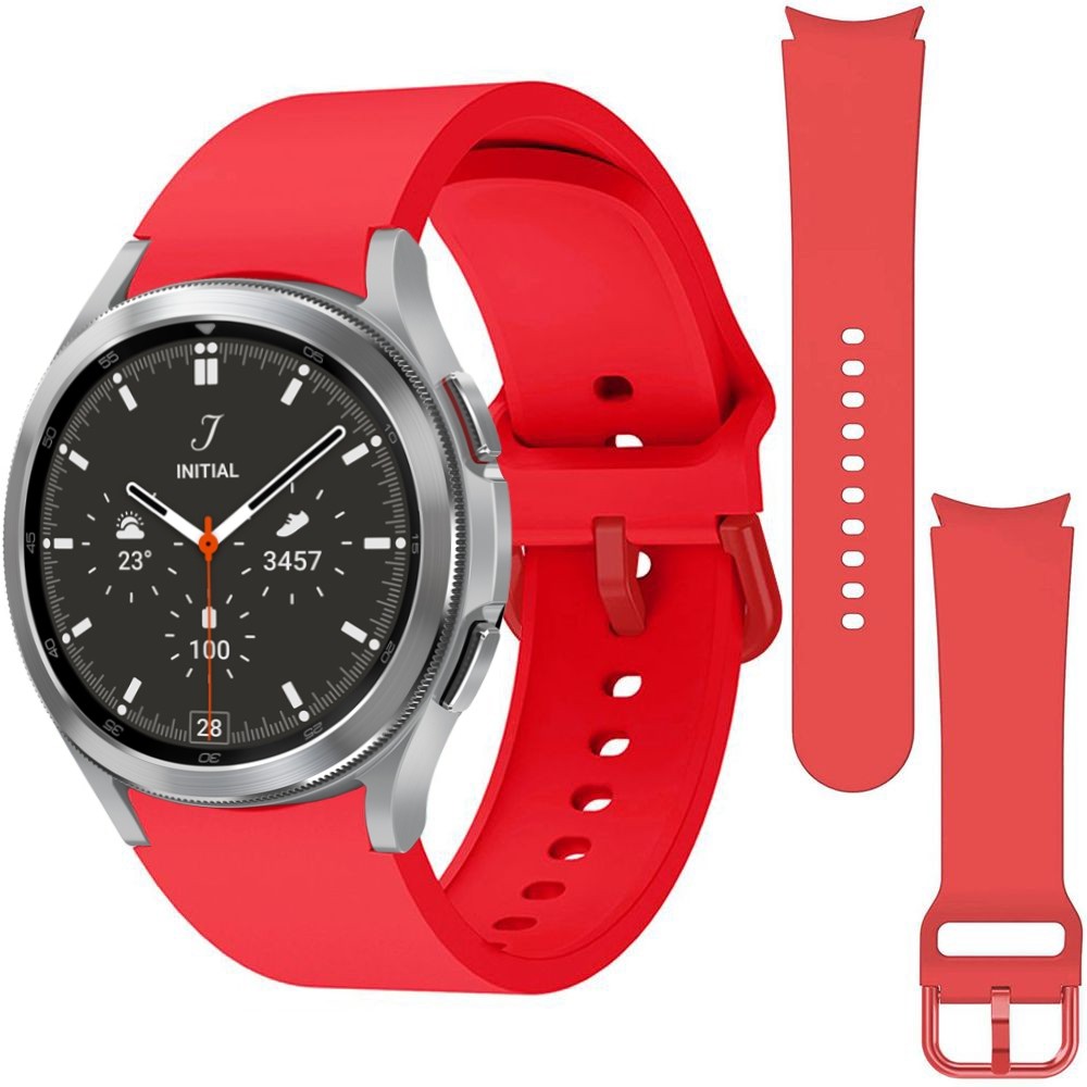 Sportowy Pasek Silikonowy | Red do Samsung Galaxy Watch 4 Classic 42/46mm