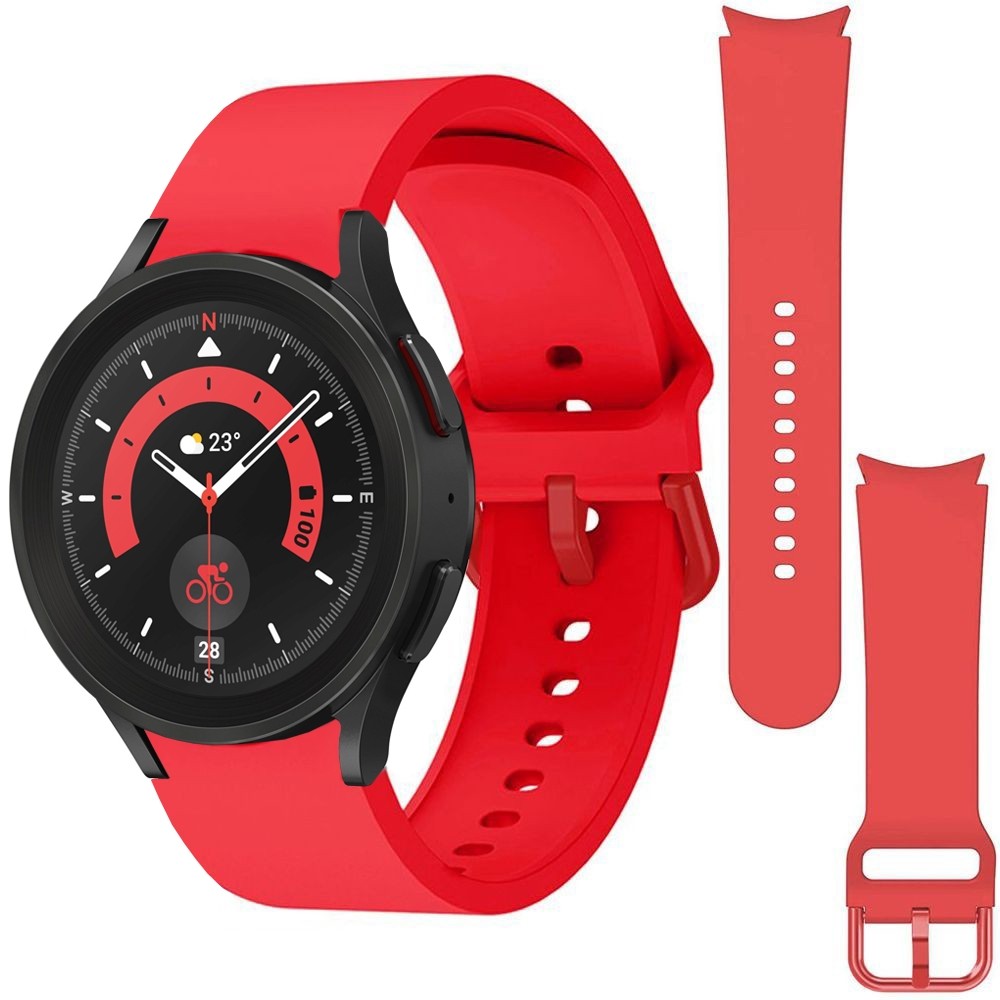 Sportowy Pasek Silikonowy | Red do Samsung Galaxy Watch 5 Pro 45mm