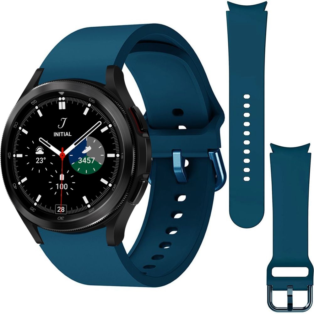 Sportowy Pasek Silikonowy | Electric Blue do Samsung Galaxy Watch 4 Classic 42/46mm