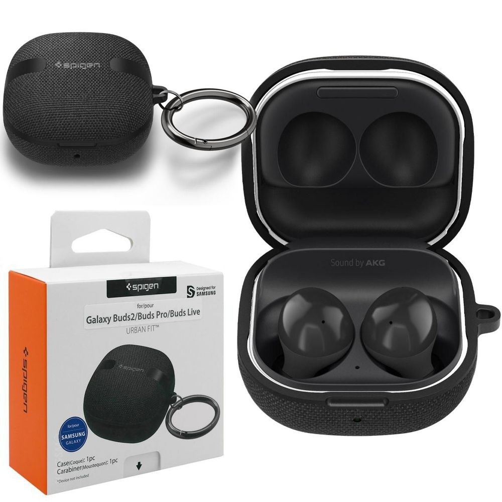 Etui SPIGEN Urban Fit | Black do Samsung Galaxy Buds FE / 2 Pro / 2 / Pro / Live