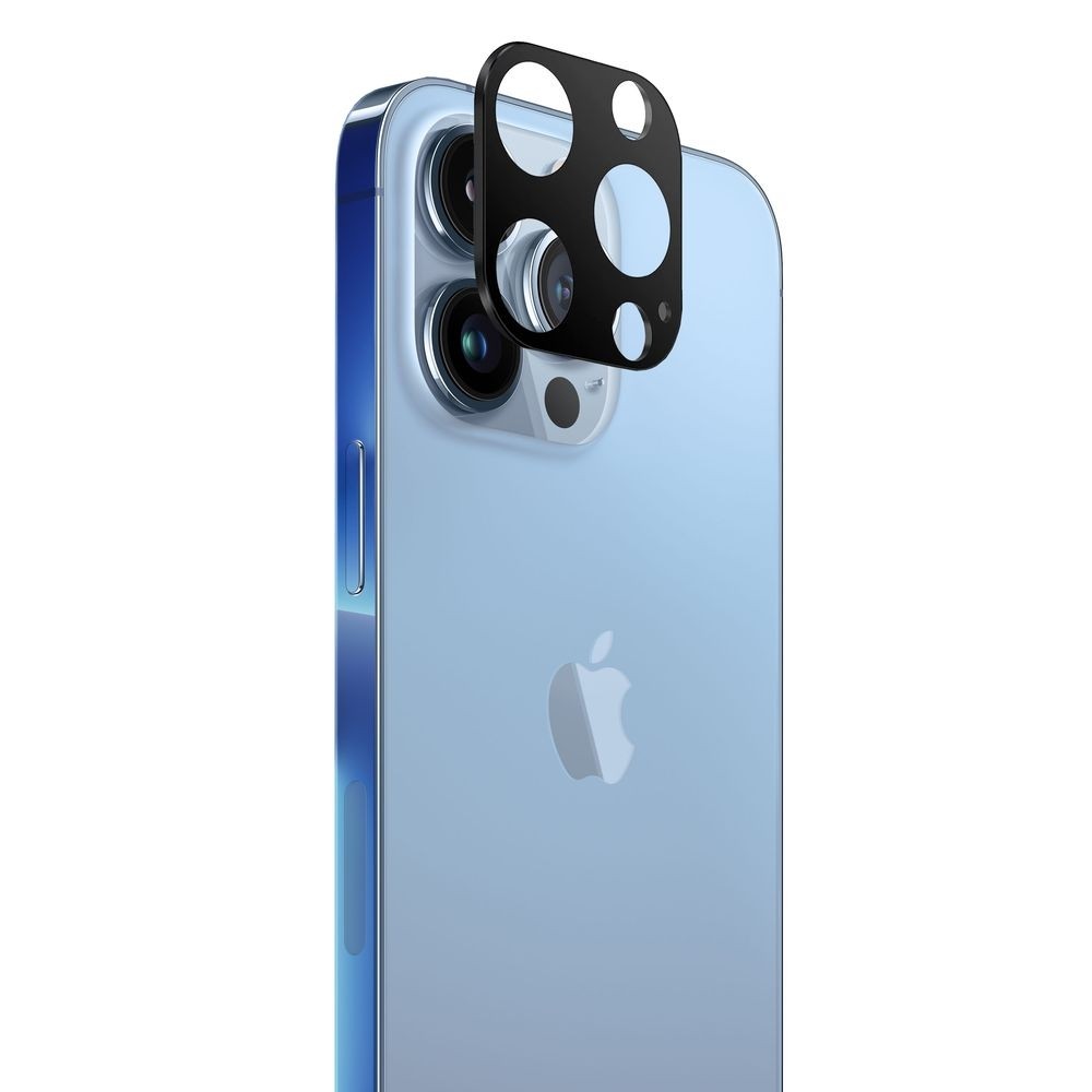 Metal Camera Styling | Nakładka Osłona na Aparat | Czarna do Apple iPhone 13 Pro Max