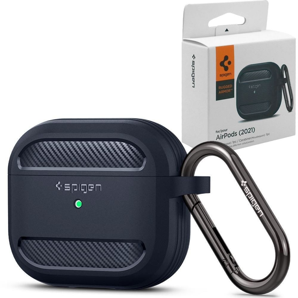 Etui SPIGEN Rugged Armor | Charcoal Gray do Apple AirPods 3