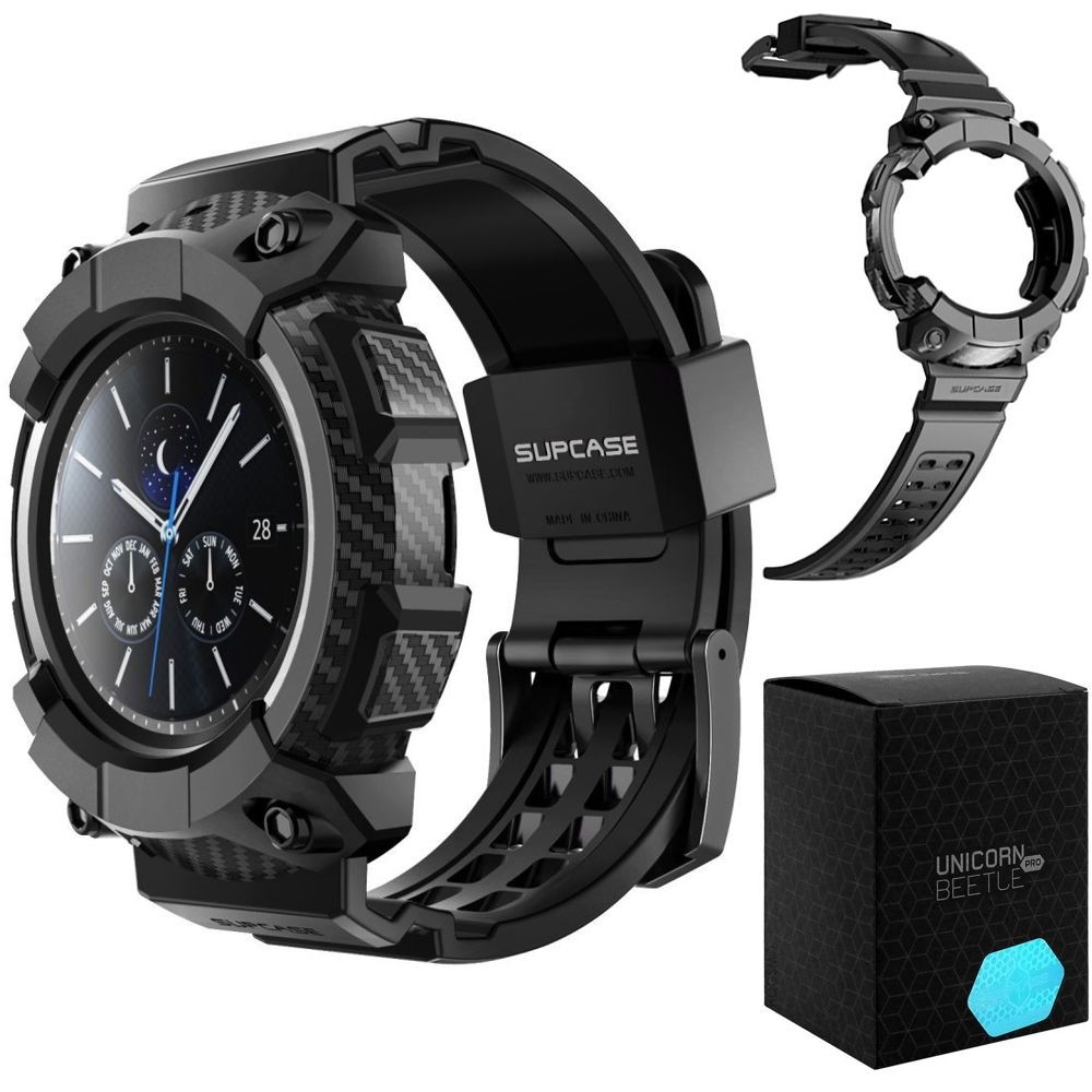 Supcase Unicorn Beetle Pro | Pancerne Etui z Paskiem do Samsung Galaxy Watch 4 Classic 46mm