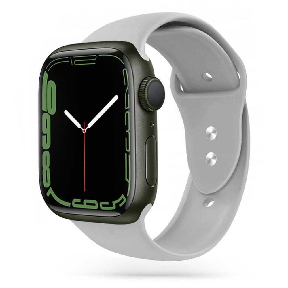 Pasek Sportowy Silikon | Grey do Apple Watch 7 45mm