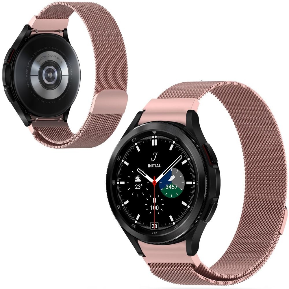 Pasek Siatka Milanese FIT Mesh Band | Rose Gold do Samsung Galaxy Watch 4 Classic 42/46mm