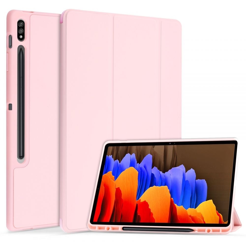 Zamykane Etui Smart Case SC PEN | Pink do Samsung Galaxy Tab S7 FE 12.4 T730/T736B