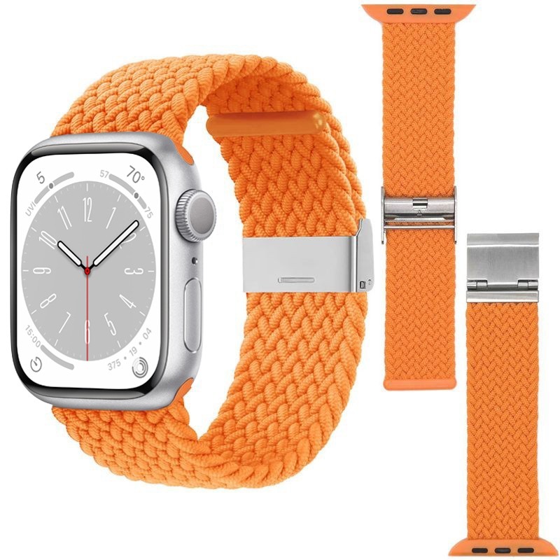 Elastyczny Pasek z Zapięciem | Orange do Apple Watch 9/8 41mm