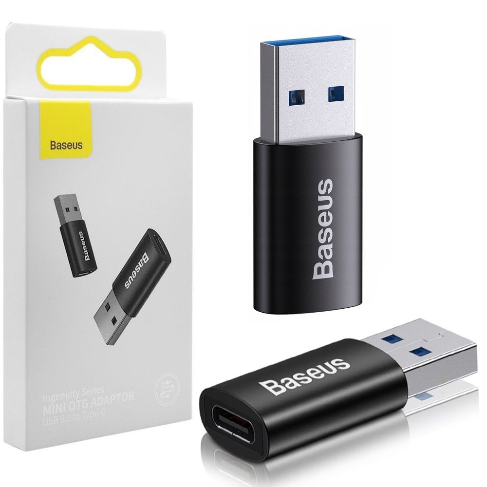 Baseus | Mini Adapter Przejściówka OTG USB 3.1 na USB-C