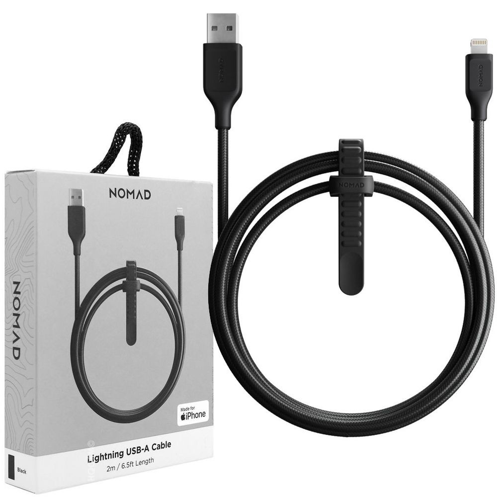 Nomad | Długi Wytrzymały Kabel Lightning USB | MFi | 2m
