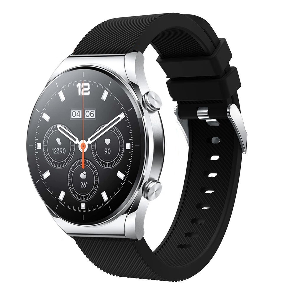 Pasek Silikonowy | Czarny do Xiaomi Watch S1 / Active
