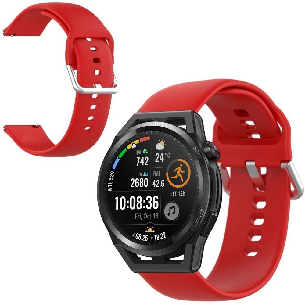 Sportowy Pasek Silikonowy ICON | Red do Huawei Watch GT Runner