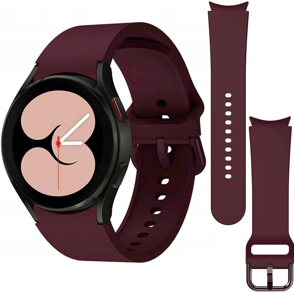 Sportowy Pasek Silikonowy | Bordo do Samsung Galaxy Watch 4 40/44mm