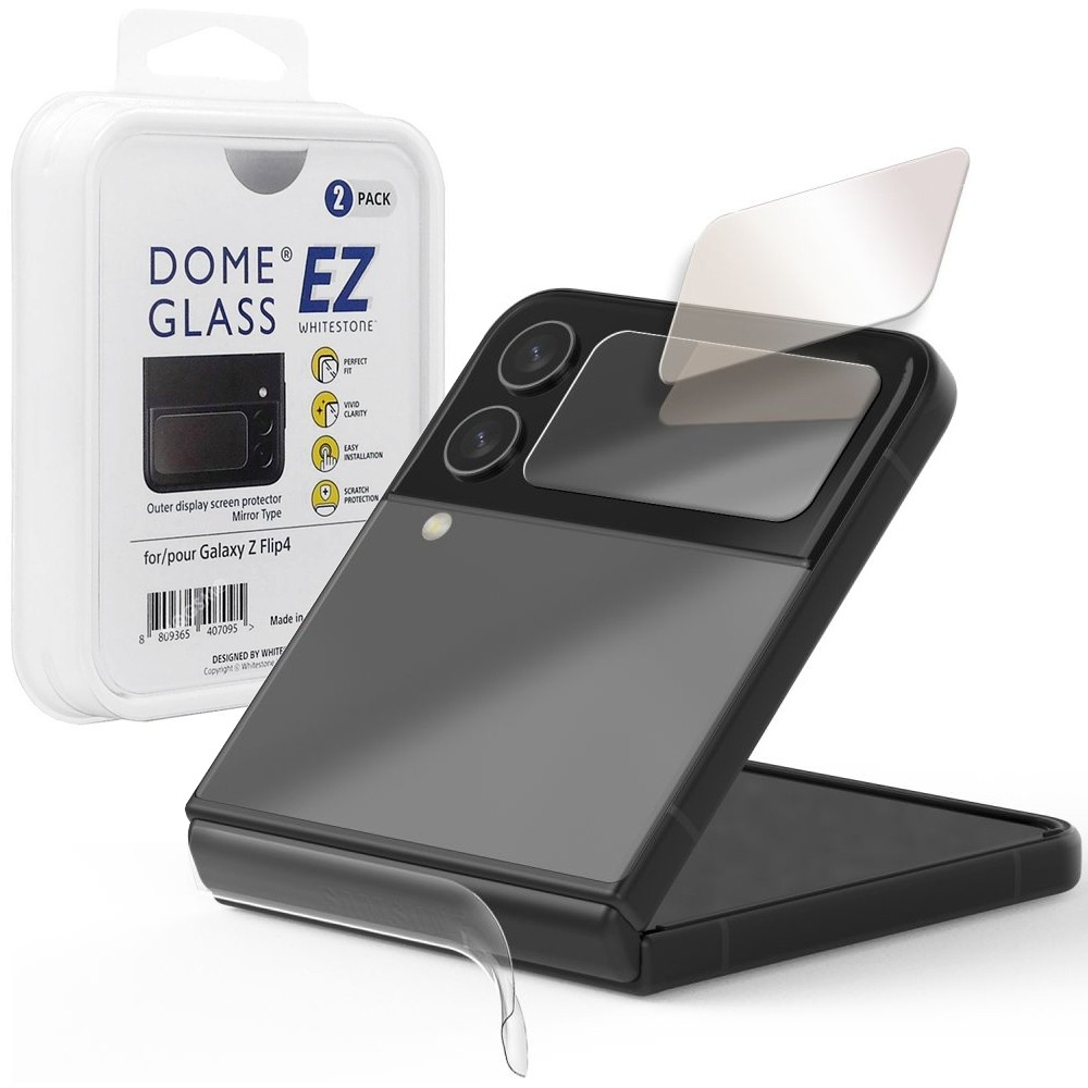 ZESTAW Szkło Hartowane | Whitestone Dome + Folia na Zawias do Samsung Galaxy Z Flip4