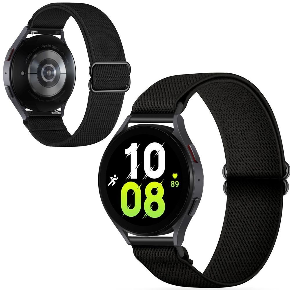 Elastyczny Sportowy Pasek | Black do Samsung Galaxy Watch 5 40/44mm