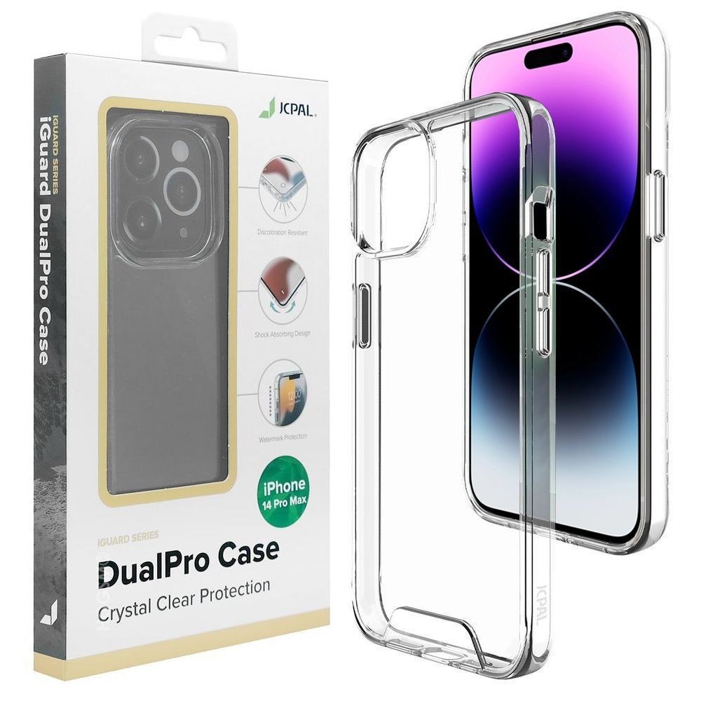 Etui JCPAL DualPro Case | Crystal Clear do Apple iPhone 14 Pro Max
