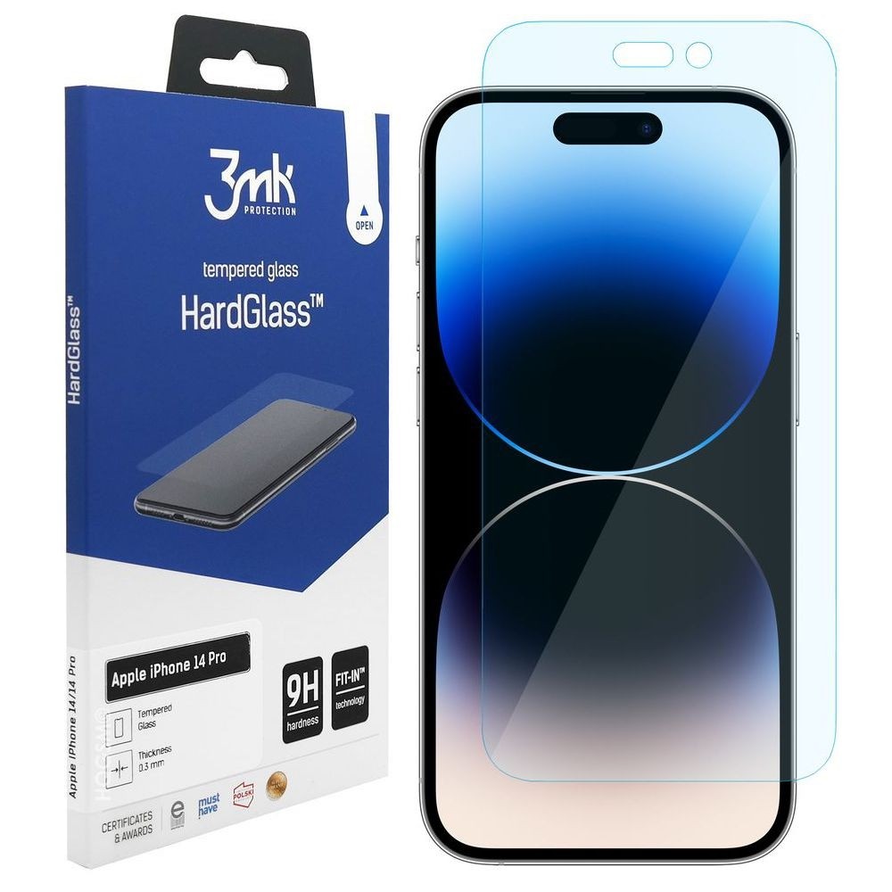 3mk HardGlass | Szkło Hartowane do Apple iPhone 14 Pro