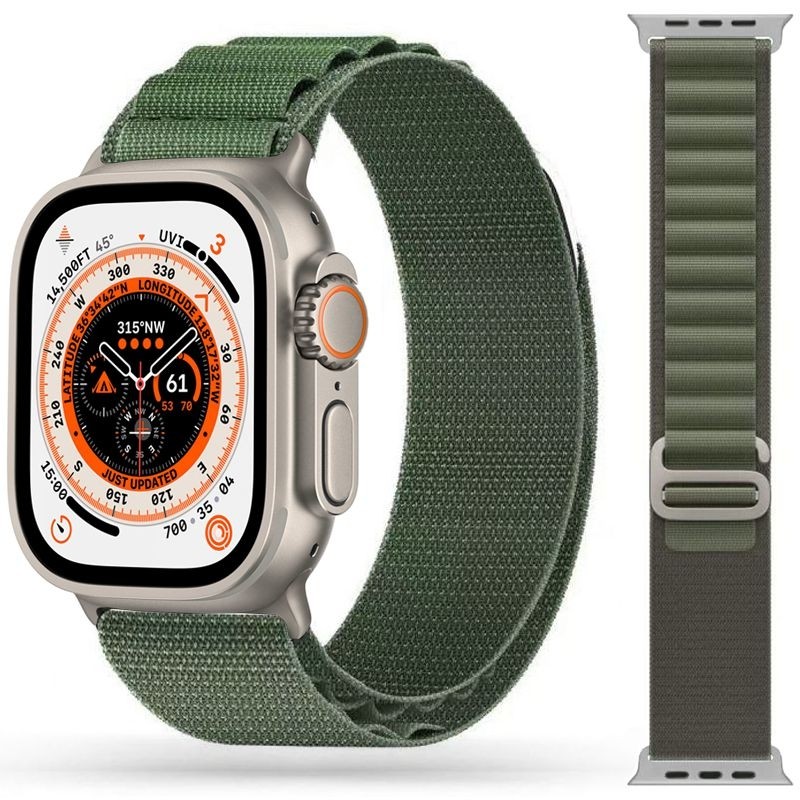 Pasek Nylon LOOP | Green do Apple Watch Ultra 1/2