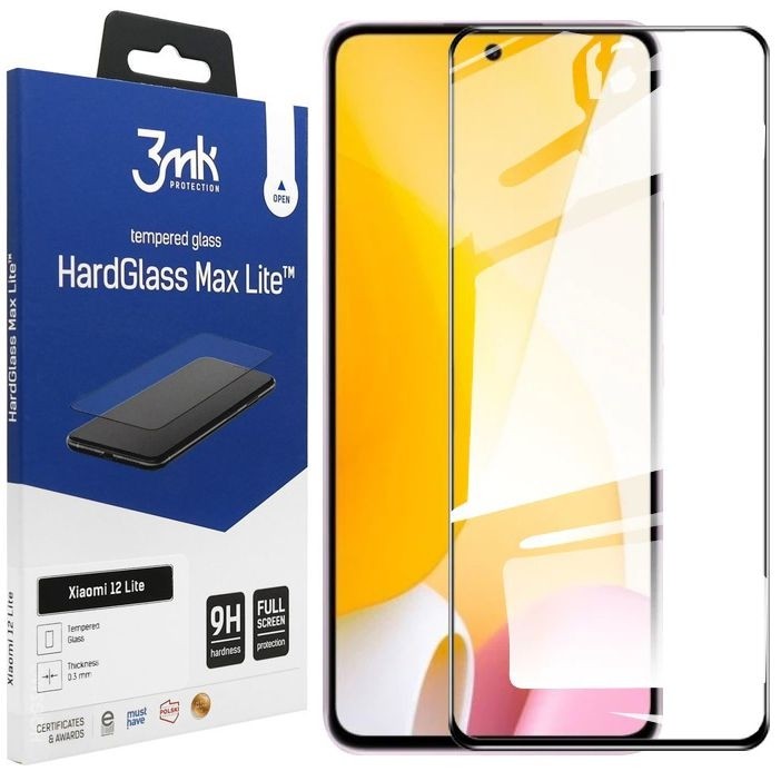 Szkło Hartowane 3mk HardGlass Max Lite do Xiaomi 12 Lite