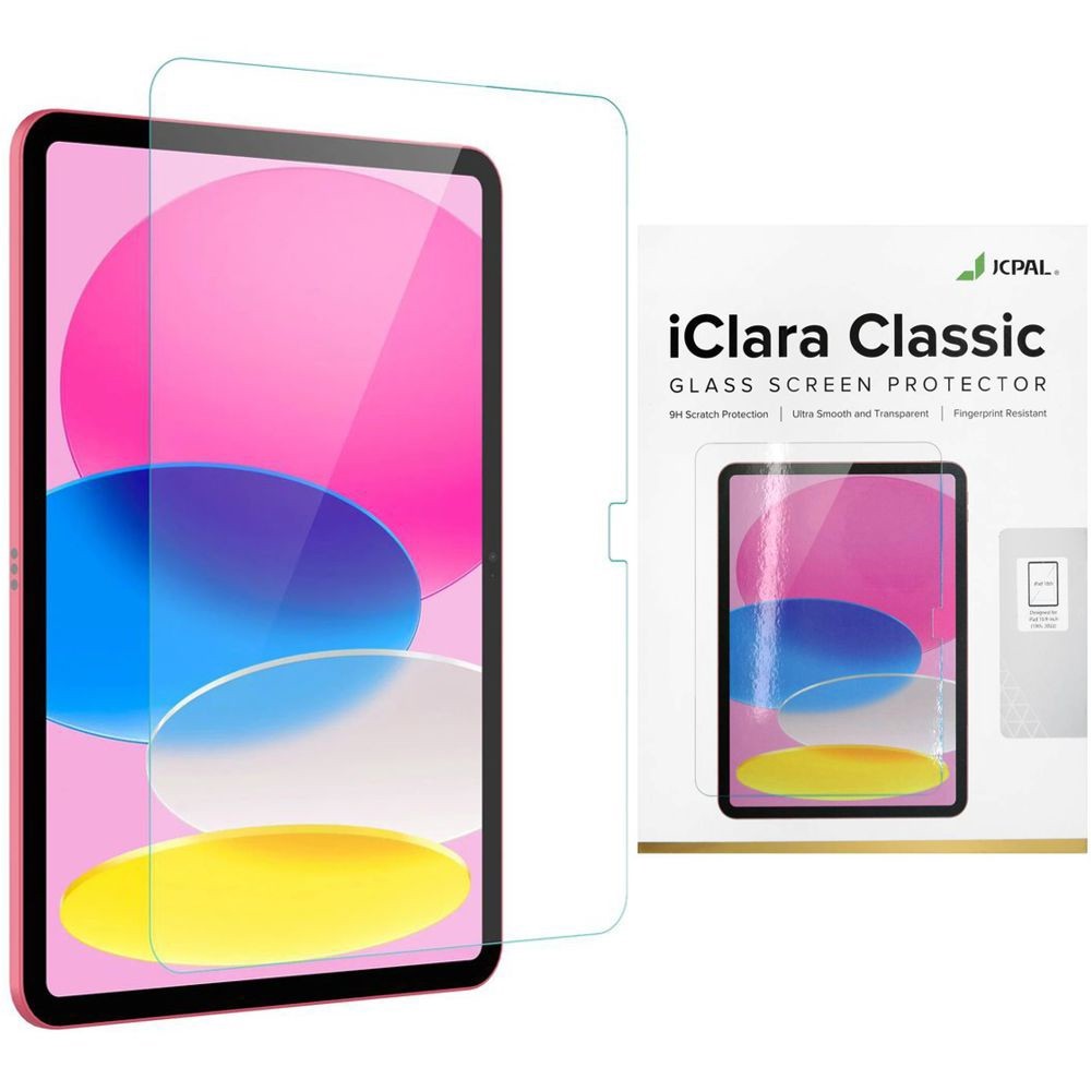 Szkło Hartowane JCPAL iClara Classic | 9H 2.5D do Apple iPad 10.9 2022 10th gen