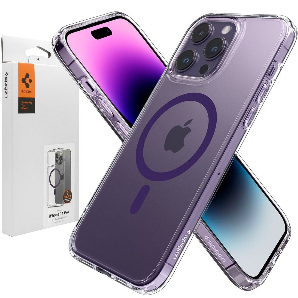 Etui SPIGEN Ultra Hybrid MagSafe | Deep Purple do Apple iPhone 14 Pro