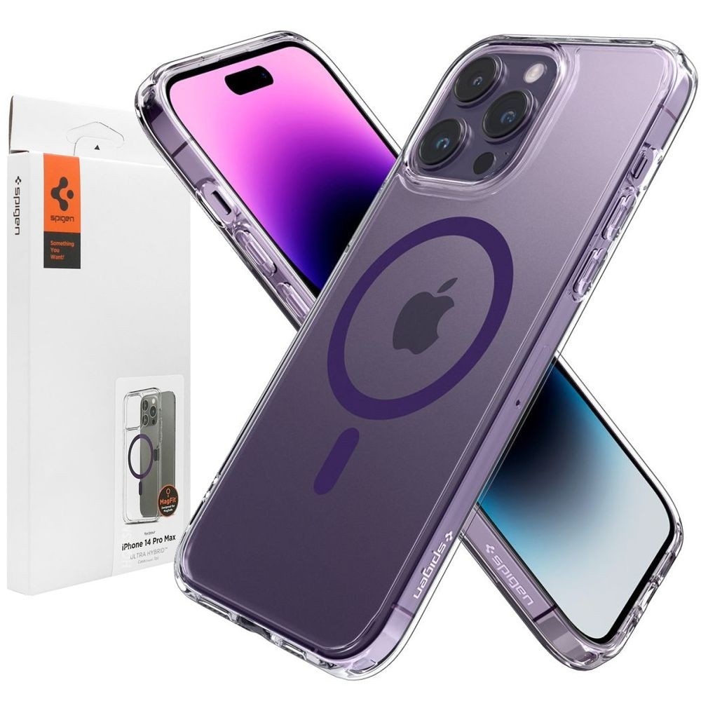 Etui SPIGEN Ultra Hybrid MagSafe | Deep Purple do Apple iPhone 14 Pro Max