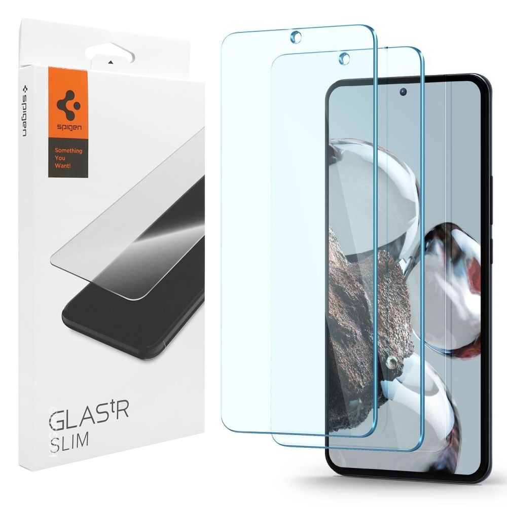 2x Szkło Hartowane SPIGEN GLAS.tR Slim do Xiaomi 12T / Pro