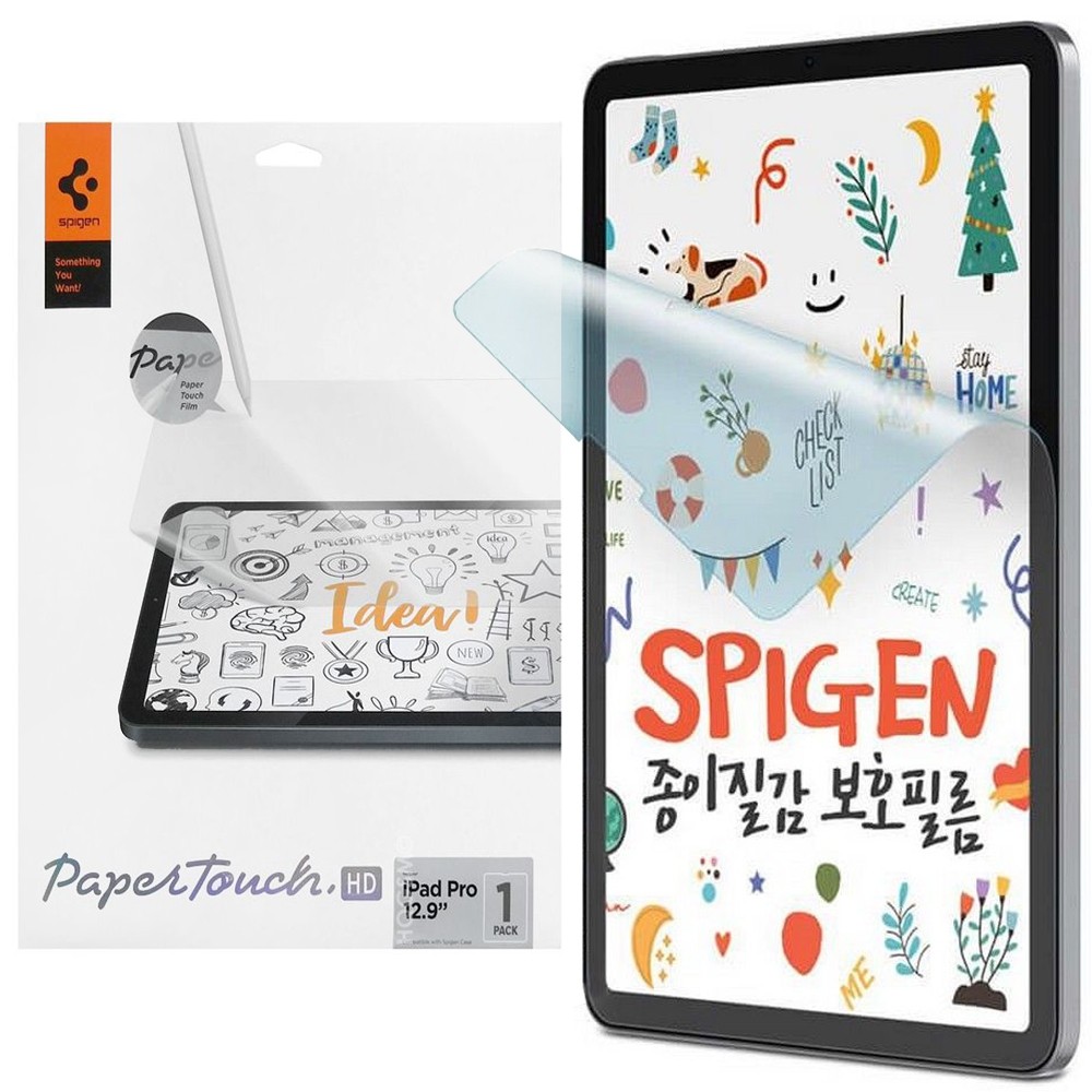 Spigen Paper Touch HD | Matowa Folia Ochronna do Apple iPad Pro 12.9 2022
