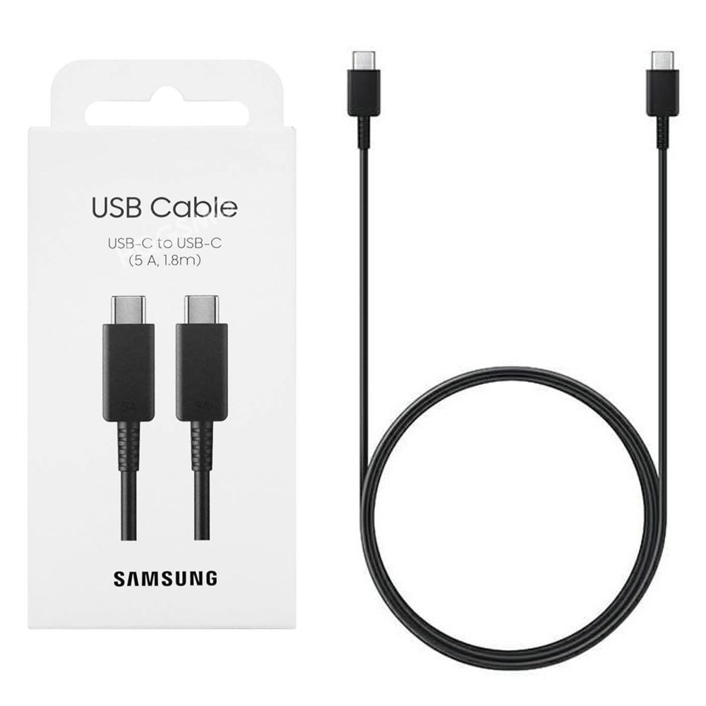 Samsung | Oryginalny Kabel USB-C Type C 5A 1.8m | Czarny