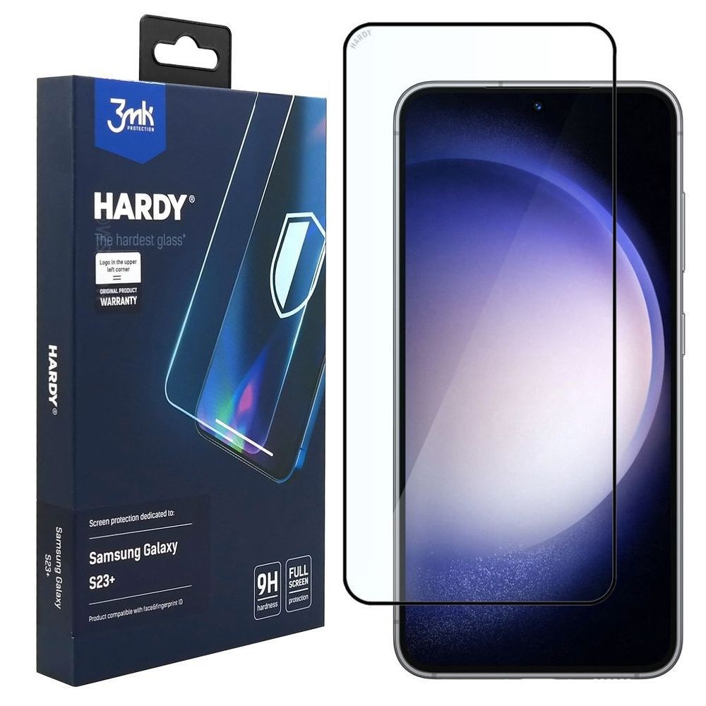 3mk HARDY | Szkło Hartowane 9H do Samsung Galaxy S23+ Plus