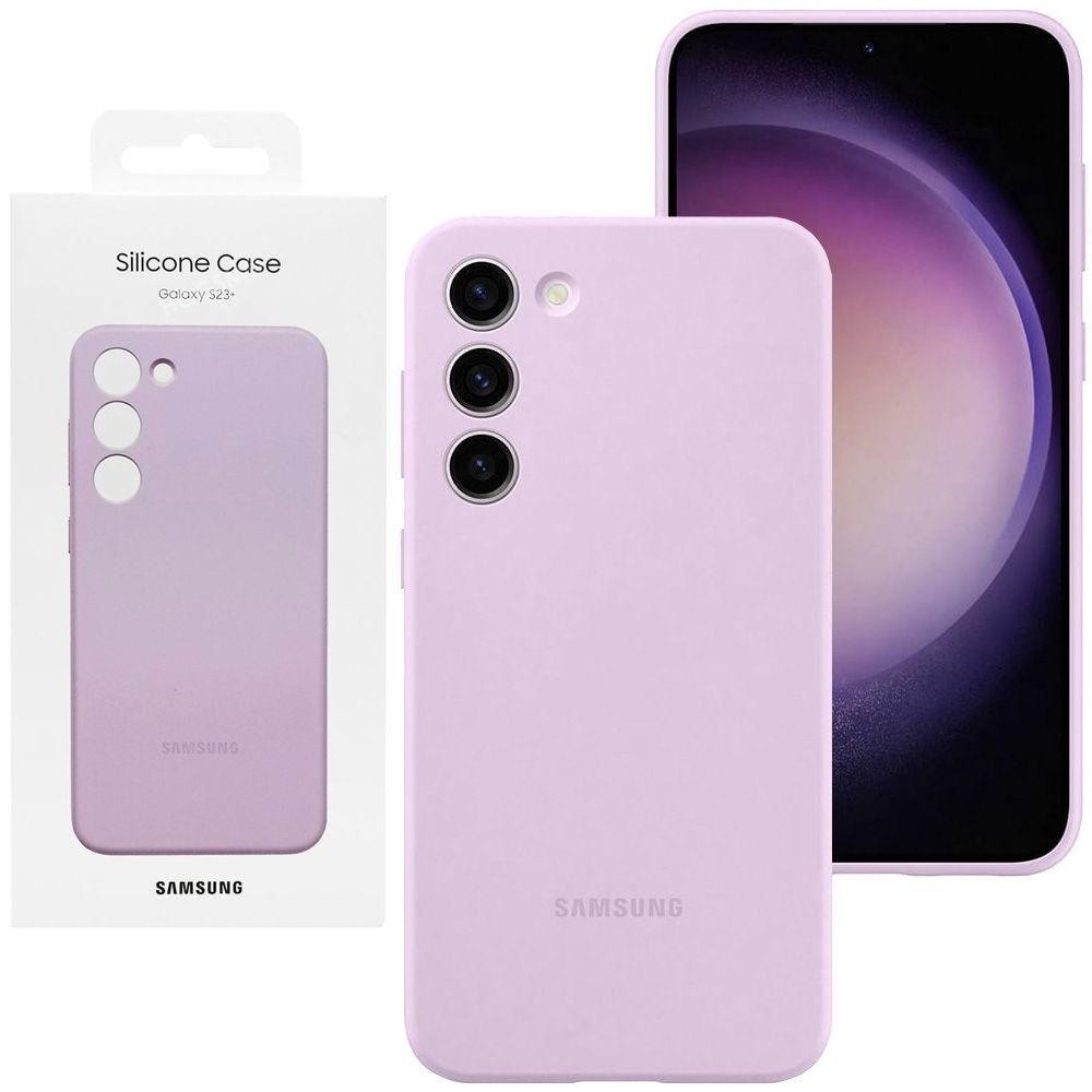 Oryginalne Etui Silicone Case | Lavender do Samsung Galaxy S23+ Plus