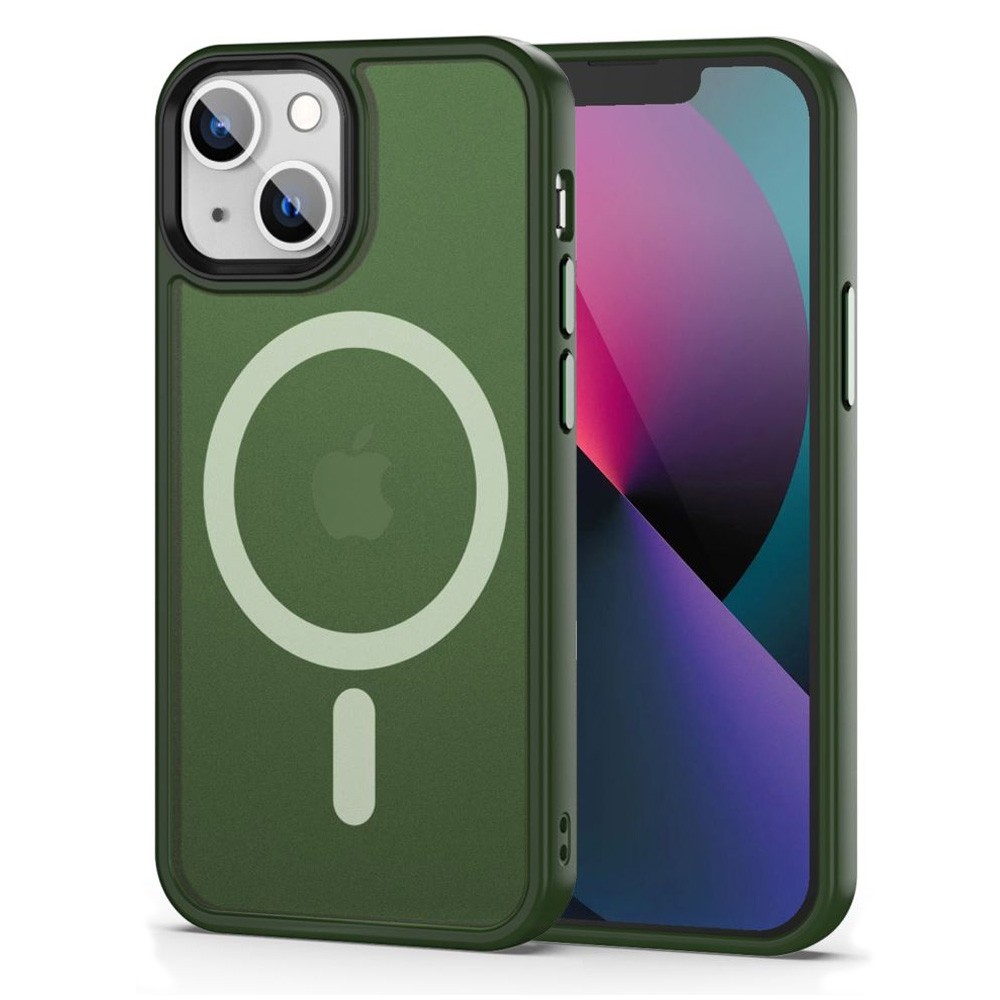 Etui Magnetic MagSafe | Matte Green do Apple iPhone 13 Mini