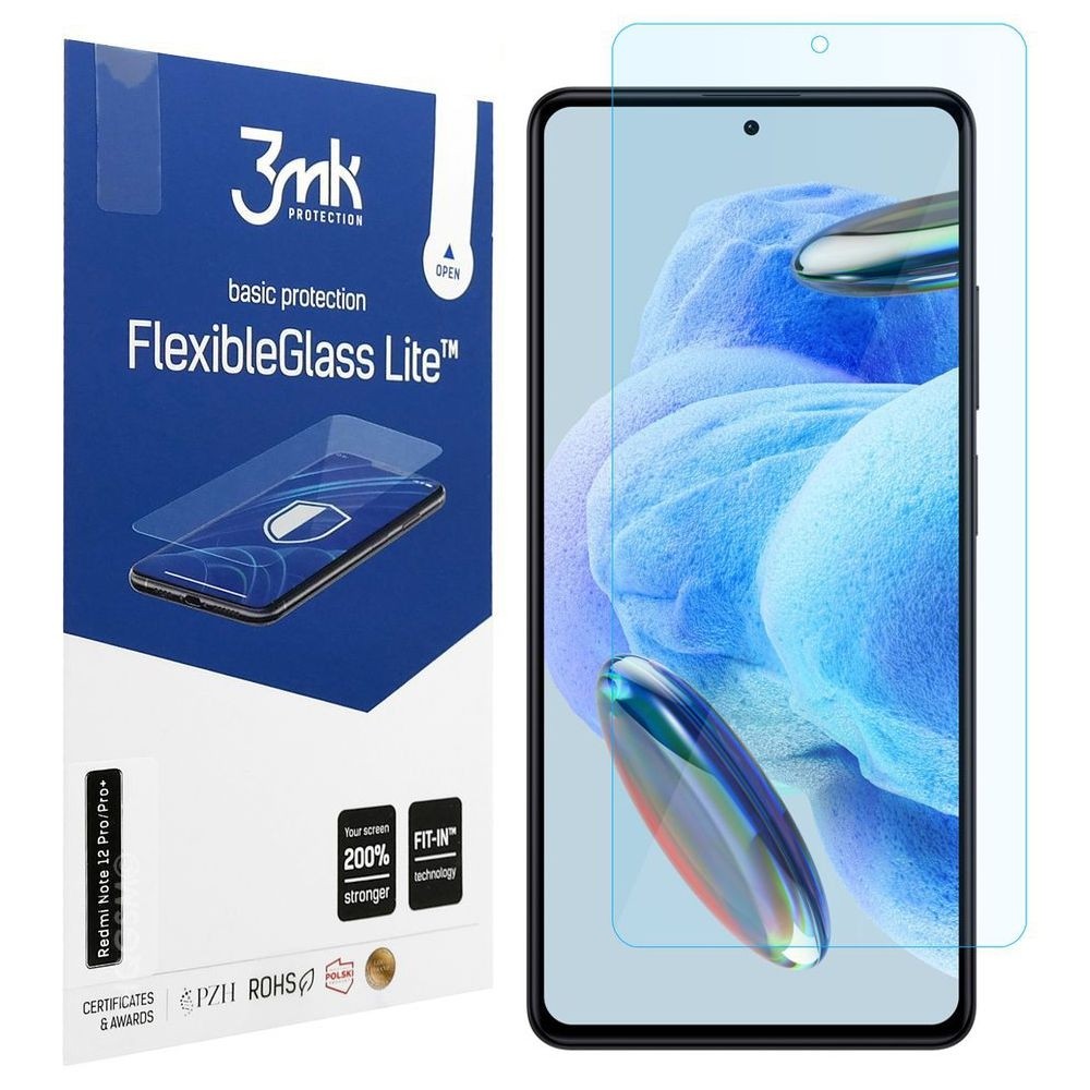 3mk Flexible Glass Lite | Nietłukące Szkło Hybrydowe do Xiaomi Redmi Note 12 Pro 5G / 12 Pro+ Plus 5G