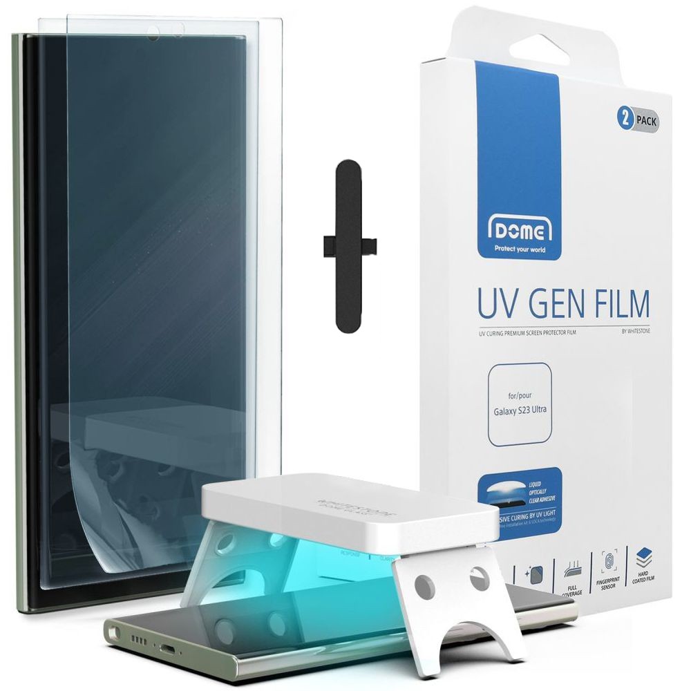 2x Folia Ochronna UV | Whitestone DOME | do Samsung Galaxy S23 Ultra