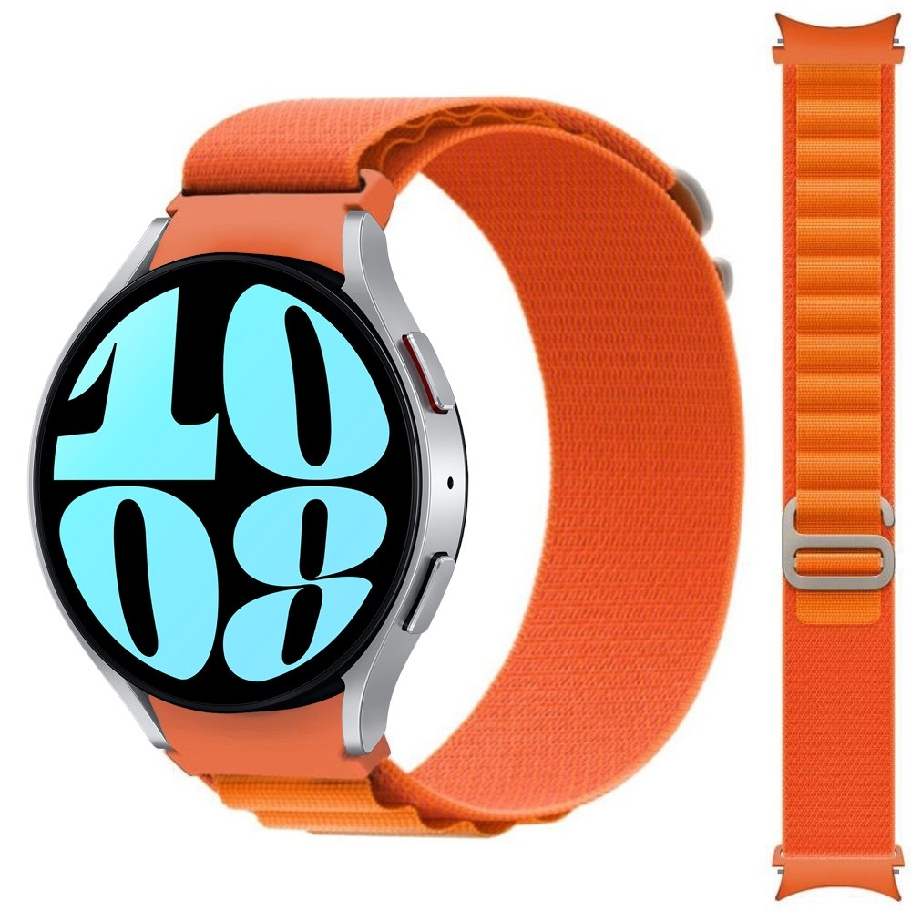 Pasek Nylon LOOP | Orange do Samsung Galaxy Watch 6 40/44mm