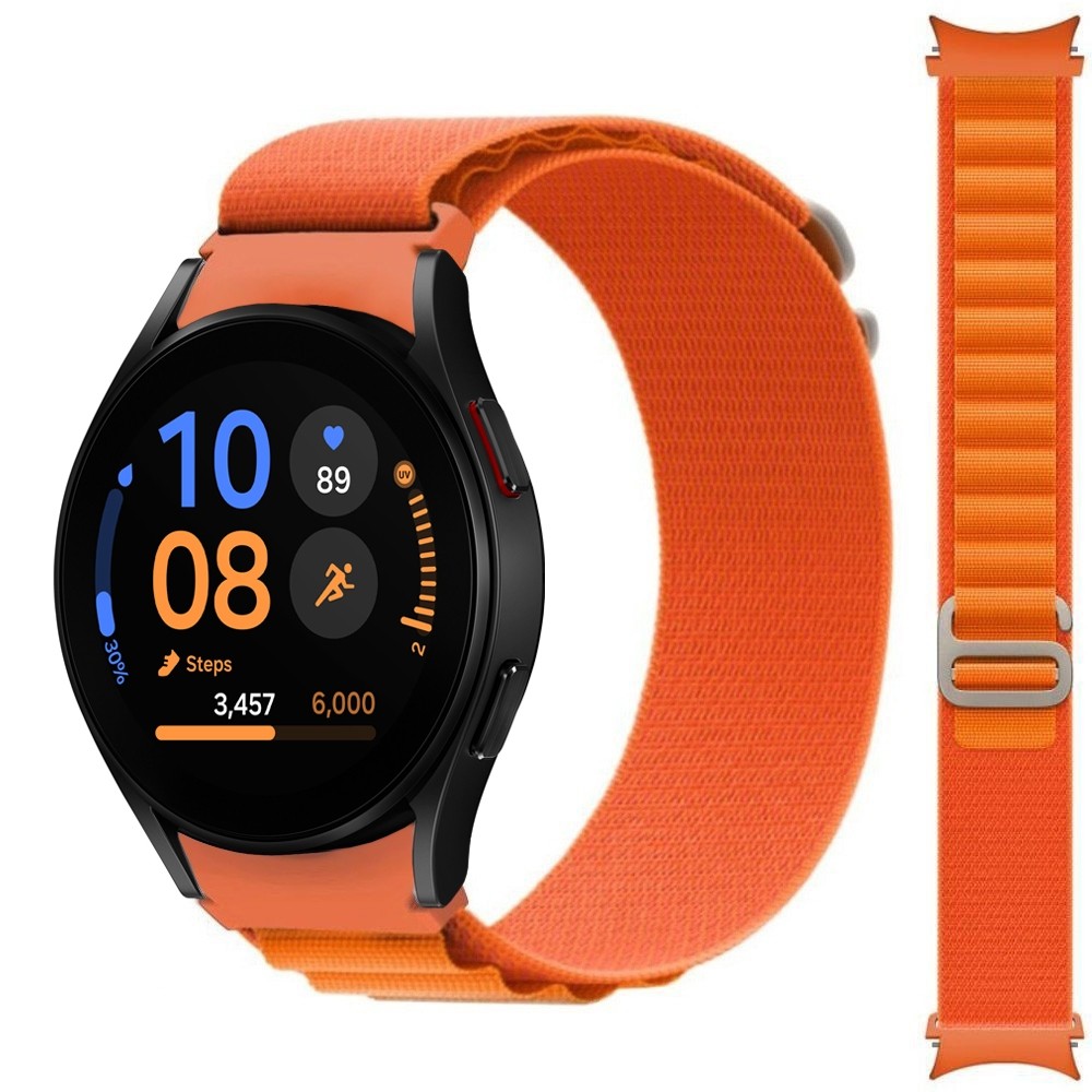 Pasek Nylon LOOP | Orange do Samsung Galaxy Watch FE