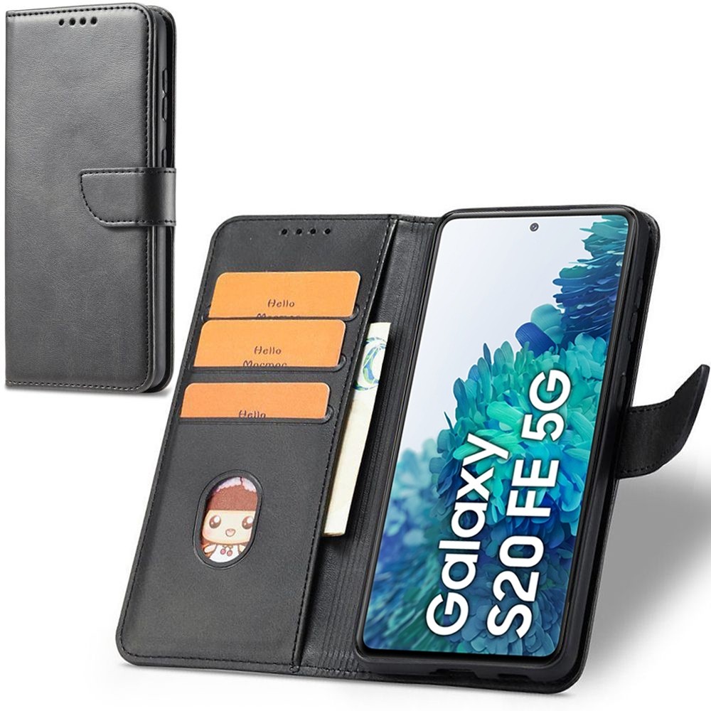 Etui z Klapką Wallet Case | Czarne do Samsung Galaxy S20 FE